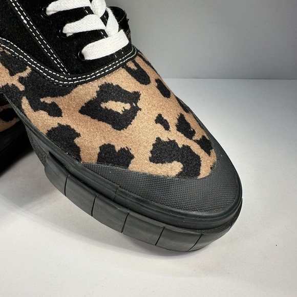Good News Softball 2 Low Top Sneakers - Leopard Animal print Mens Size 13 London - Picture 2 of 12